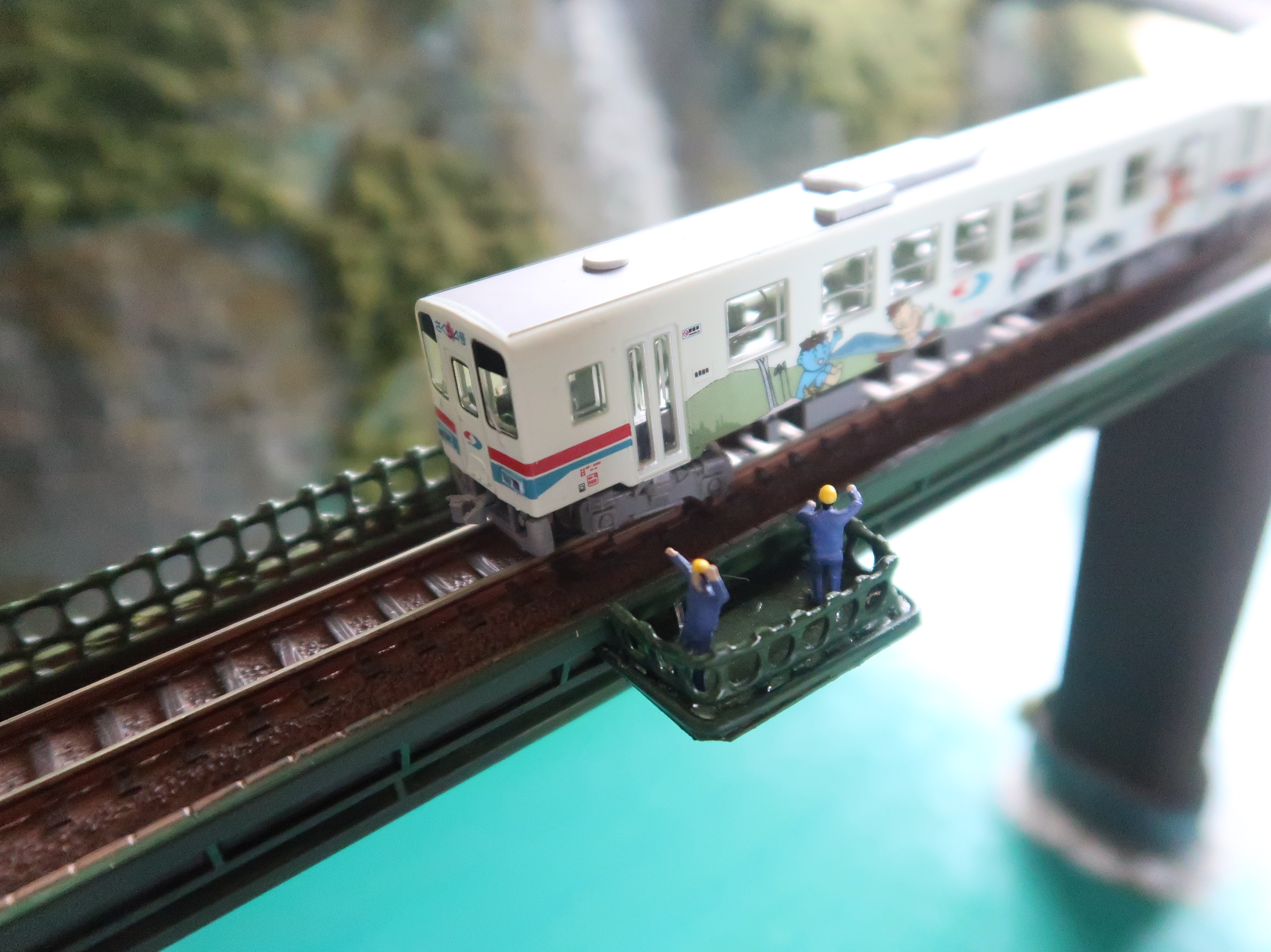 エントランスギャラリー 鉄道模型ジオラマ展 ノスタルジアを廻 めぐ る 山陰のローカル鉄道 わらべ館