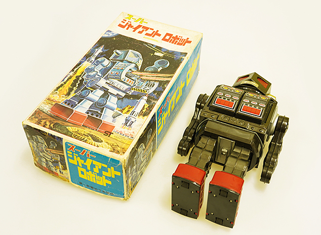 ブリキ　おもちゃ　日本製　堀川玩具　スーパージャイアントロボット　ジャンク品